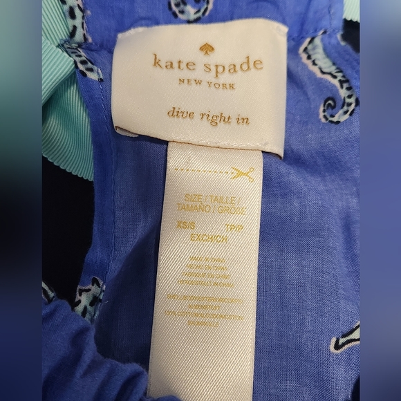Kate Spade Seahorse Swim CoverUp - Picture 6 of 10